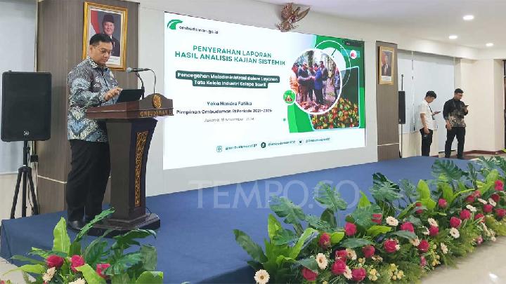 Ombudsman Berikan Rekomendasi Perbaikan Tata Kelola Industri Kelapa Sawit