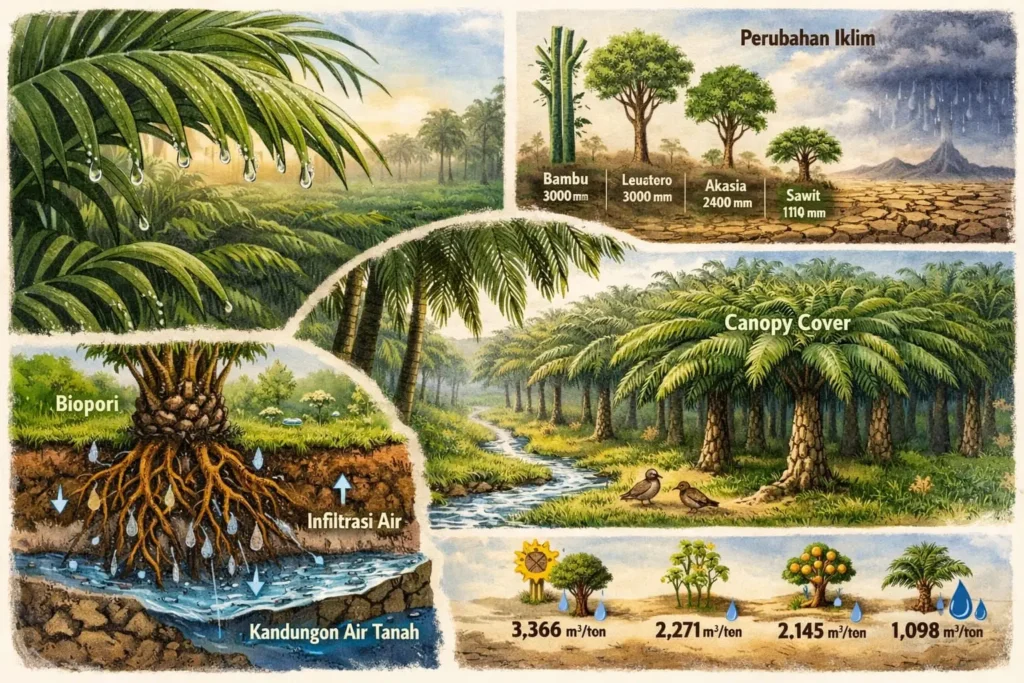 Sawit Rakus Air dan Bikin Kekeringan Adalah Hoaks